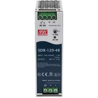TRENDnet TI-S12048 / Napájecí zdroj / DIN lišta / 48V 2,5A / 120W / -25 až 70°C