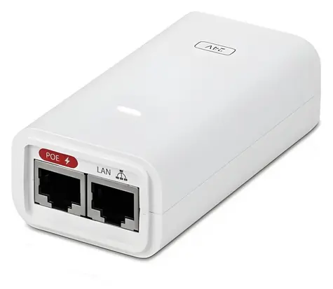 Ubiquiti POE-24-12W-WH bílá / PoE adaptér / 24V DC / 0,5A / 12W / 2x RJ45