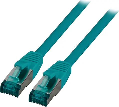 EFB patch kabel Cat6A S/FTP 1 m zelená / Patch kabel / RJ-45 / LSZH / 10 Gigabit