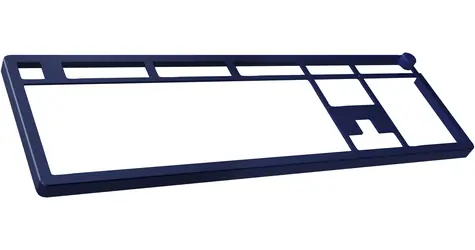 HyperX Alloy Rise Top Plate námořnická modrá / Horní deska klávesnice / kompatibilní s HyperX Alloy Rise