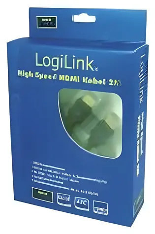 LogiLink černá / HDMI kabel / HDMI 1.4 / High Speed s Ethernetem / 10 m