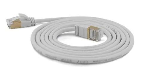 Wantec Cat7 S/FTP šedá / Patch kabel / 0,2 m / RJ-45