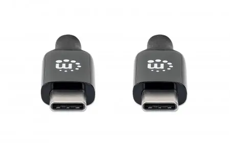 Manhattan Aktivní USB-C kabel černá / Kabel / USB 3.2 Gen 2 / 10 Gbps / 60 W / 3 m