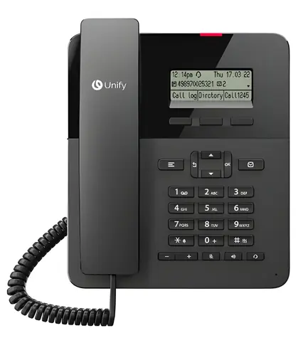Unify OpenScape Desk Phone CP110 G2 černá / Telefon / analogový / handsfree / displej
