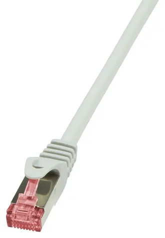 LogiLink Cat6 bílá / Patch kabel / S/FTP / RJ-45 / 0,5 m