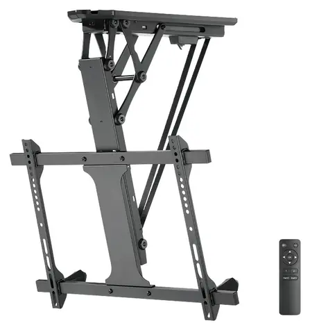 LogiLink Stropní elektrický držák TV černá / Stropní držák pro TV / 32-70