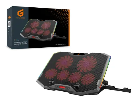 Conceptronic THYIA chladicí podložka pod notebook šedá / pro 17