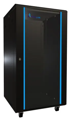 Extralink Rack 22U černá / Stojanový rozvaděč / 19