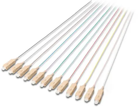 Digitus SC Pigtail OM3 / Pigtail / 50/125 µm / 2 m / LSZH / 12 ks