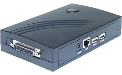 Longshine LCS-PS112 / Tiskový server / 10/100 Mbit / 1x Parallel / 2x USB 2.0