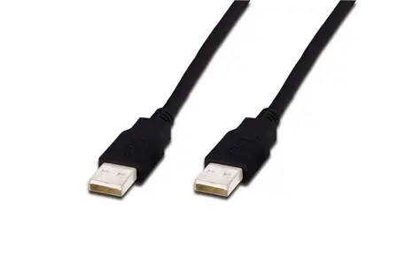 Digitus USB 2.0 kabel A-A černá / Prodlužovací kabel / 1,8 m / 480 Mbit/s