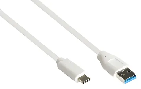 Good Connections USB-A - USB-C bílá / USB kabel / USB 3.2 Gen 2 / 0,5 m / 10 Gbit/s
