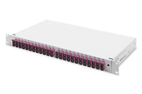Digitus Optický spojovací box 24x SC DX OM4 šedá / Optický spojovací box / 1U / 19