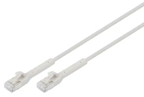 Digitus / Patchkabel se zalomeným konektorem / Cat6a / F/FTP / 1 m / šedý