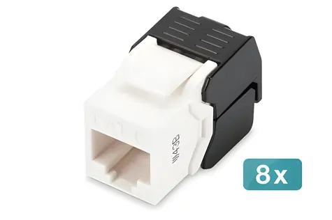 Digitus DN-93603-8 / Keystone modul / Cat6 / RJ45-LSA / UTP / 250 MHz / 8 ks