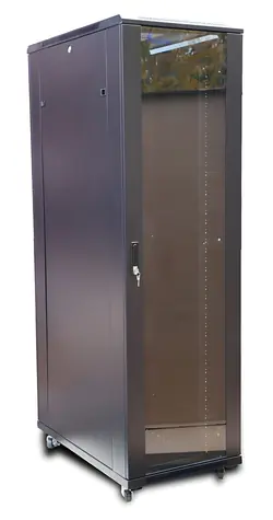 Extralink 42U 800x800 černá / Stojanový rozvaděč / 19