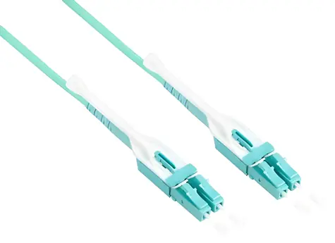 Good Connections LWL Duplex LC/LC 2m tyrkysová / Optický patch kabel / OM3 / 50/125 µm / Multi-mode / LSZH