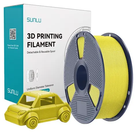 Sunlu PETG filament žlutý / Struna pro 3D tiskárnu / PETG / 1 kg