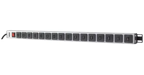 Intellinet 164498 / Nabíjecí lišta do racku / svislá / 16x USB-A / hliníková / 2m