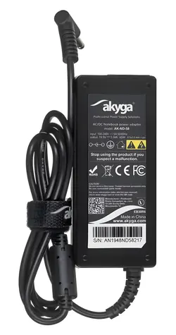 Akyga AK-ND-58 černá / Napájecí adaptér pro notebook / AC