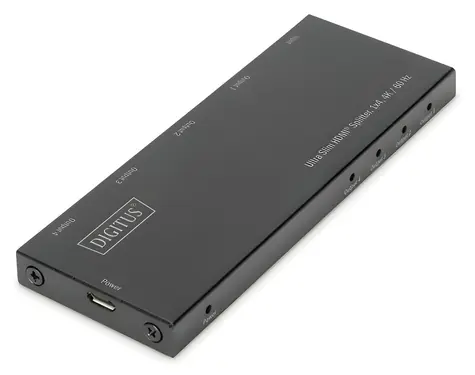 Digitus HDMI rozbočovač 1x4 / Rozbočovač / 4K 60Hz / HDR / HDCP 2.2 / 18 Gbps