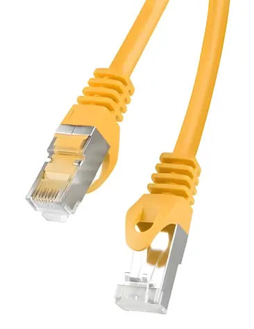 Lanberg Cat6 FTP 15 m žlutá (PCF6-10CC-1500-Y) / Patch kabel / RJ45-RJ45 / Fluke Passed