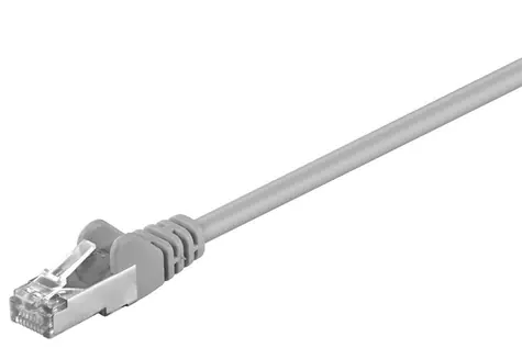 Goobay 50131 7,5m šedá / Patch kabel / Cat5e F/UTP