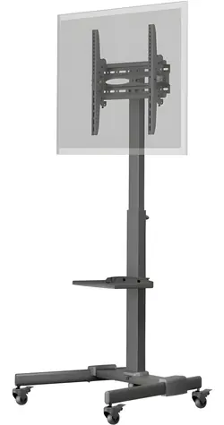 Goobay 59507 TV Presentation Stand Basic L černá / TV stojan / podlahový / nastavitelný
