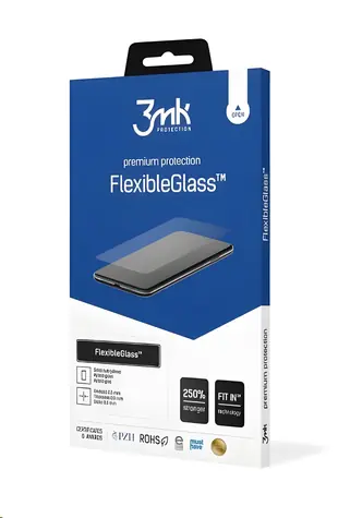 3mk FlexibleGlass hybridní sklo pro Hammer Ranger / Ochranné sklo / Hybridní / Antimikrobiální povlak / Oleofobní povlak