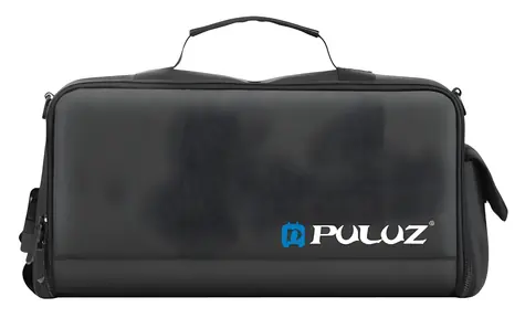 Puluz Fotobrašna přes rameno černá / Brašna přes rameno / voděodolná / 37 × 20 × 13 cm