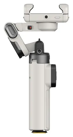 AOCHUAN M3 Pro Mini bílá / Stabilizátor / AI sledování obličeje / Bluetooth dálkové ovládání / výsuvná tyč 66 cm