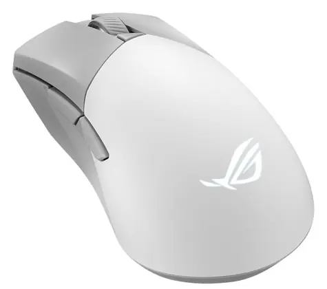 ASUS ROG Gladius III Wireless AimPoint bílá / Herní myš / bezdrátová optická / 36000 DPI / 6 tlačítek / BT 5.1