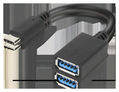 Lenovo adaptér USB-C na USB-A / Adaptér / 5 Gbit/s / černá / 0,14 m