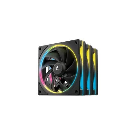 DEEPCOOL FL12 SE černá / Sada 3 kusy / 120mm / ARGB / 50,74 CFM / 28,7 dB(A)