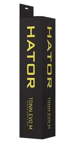 Hator Tonn EVO M žlutá / Herní podložka pod myš / 360 x 300 mm / 4 mm