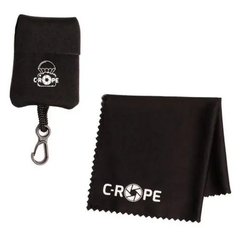 C-ROPE Čisticí utěrka s neoprenovým pouzdrem černá / Čisticí utěrka / Mikrovlákno / Univerzální