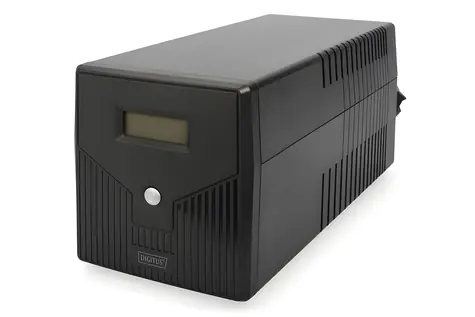 Digitus Line-Interactive UPS / Záložní zdroj UPS / 2000VA/1200W / 12V/9Ah 2x baterie / 4x Schuko / USB / RJ45 / LCD