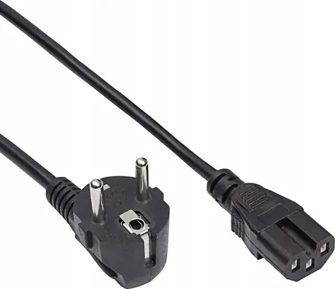 Akyga AK-UP-08 / Napájecí kabel / CEE 7/7 - IEC C15 / 1,8 m