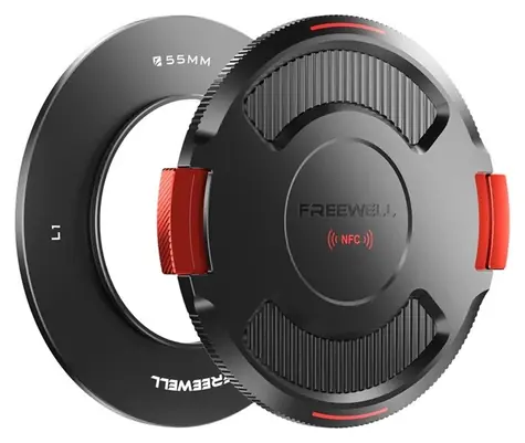 Freewell Real Locking 55 mm / Základní kroužek / s krytkou NFC / hliník