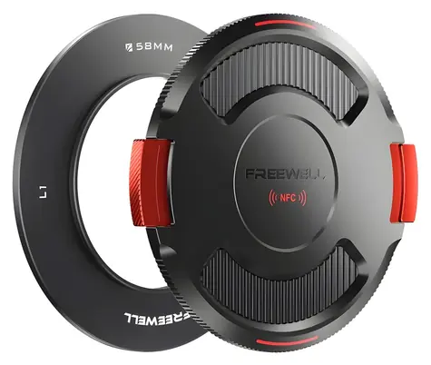 Freewell Real Locking 58 mm / Základní kroužek / s krytkou NFC / hliník