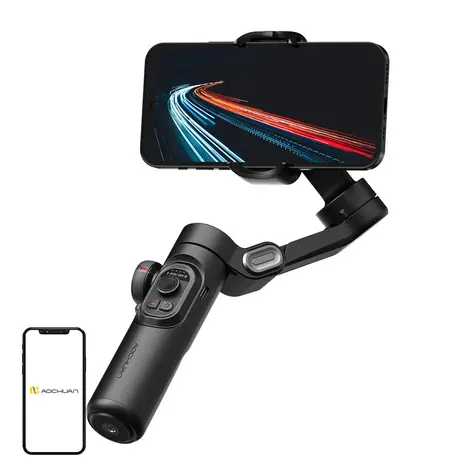AOCHUAN Smart XE černá / Stabilizátor / 3osá stabilizace / AI sledování obličeje / výdrž 8-10 h