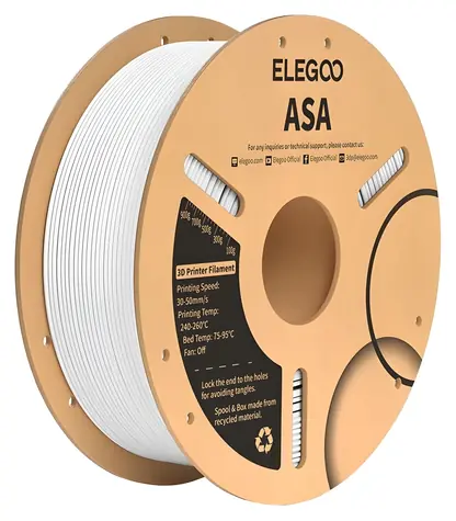 ELEGOO ASA bílá / Tisková struna / 1 kg