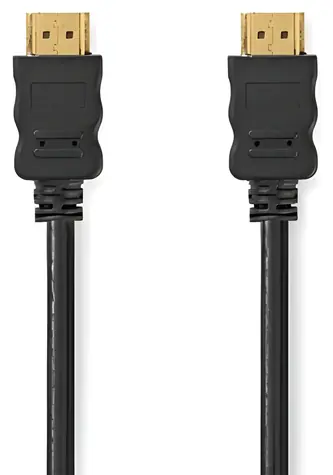 Nedis High Speed HDMI 1 m černá / Kabel HDMI / 4K 60 Hz / Ethernet
