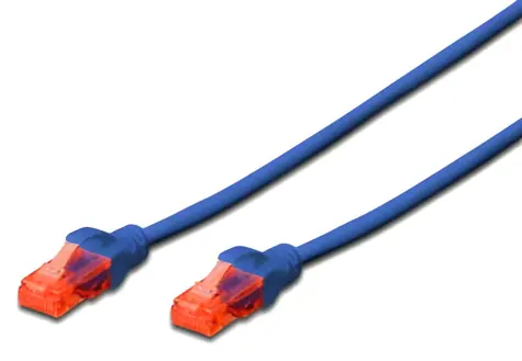 Digitus Ecoline Patch Cable modrý 2m / UTP / CAT 6e / AWG 26/7