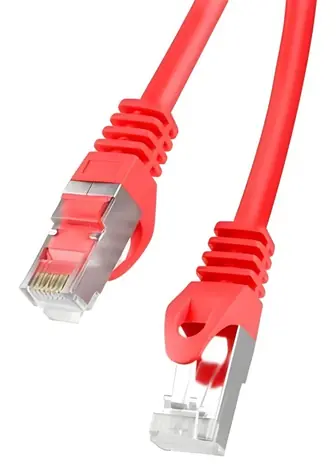Lanberg CAT6 FTP 0,25 m červená / Patch kabel / RJ45-RJ45 / Fluke Passed