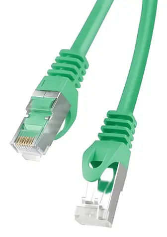 Lanberg CAT6 FTP 10 m zelená / Patch kabel / RJ45-RJ45 / Fluke Passed