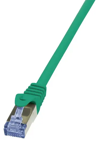 LogiLink CAT6a zelená / Patch kabel / S/FTP / RJ-45 / 10 m
