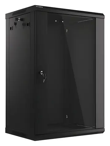 Lanberg WF01-6418-10B černá / Nástěnný rozvaděč / 19