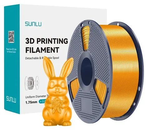 Sunlu PLA+ Silk mosaz / Struna pro 3D tiskárnu / PLA / 1,75 mm / 1 kg