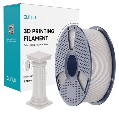 Sunlu PLA High-Speed Marble světle šedá / Struna pro 3D tiskárnu / PLA / vysokorychlostní / 1 kg